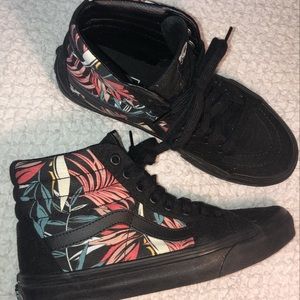 Tropical Floral Vans